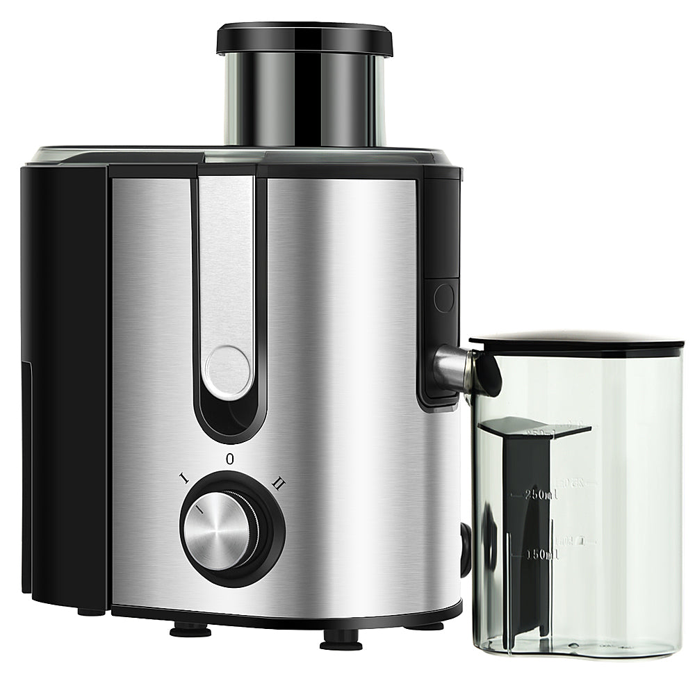 Costway - Juicer Machine Juicer Extractor Dual Speed w/ 2.5'' Feed Chute - Silver + Black_10