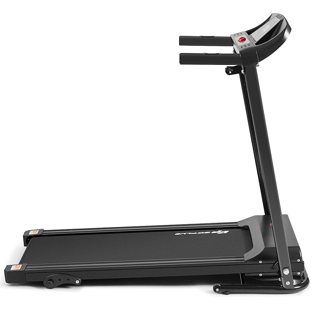 Costway - 1.0HP Folding Treadmill Electric Support Motorized Power Running Machine Trainer - Black_11