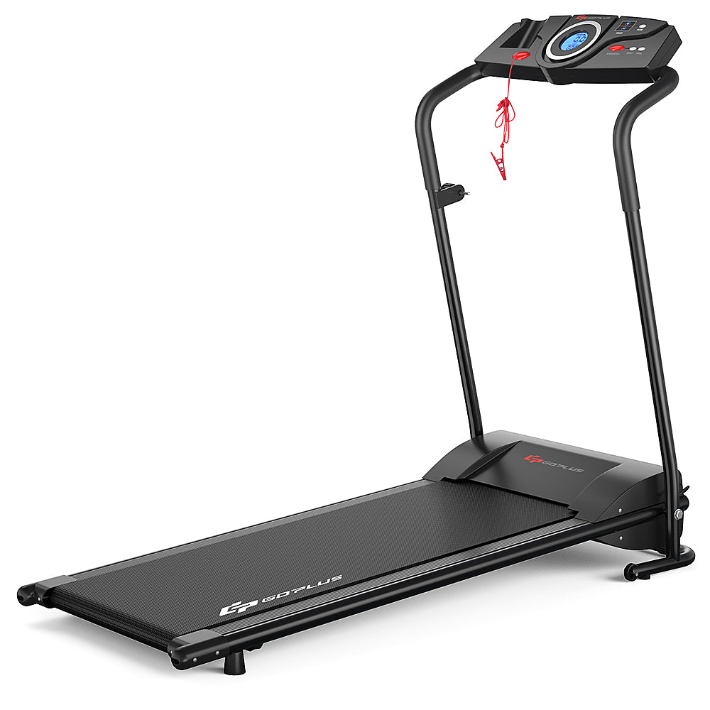 Costway - 1HP Electric Treadmill Folding Motorized Power Running Machine Fitness - Black_8