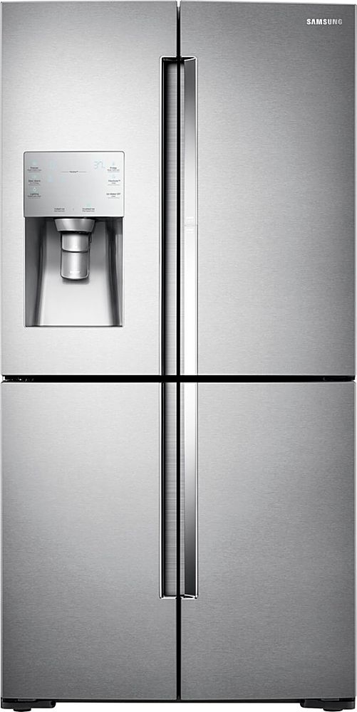 Samsung - 27.8 cu. ft. 4-Door Flex French Door Refrigerator with Food ShowCase - Stainless Steel_0