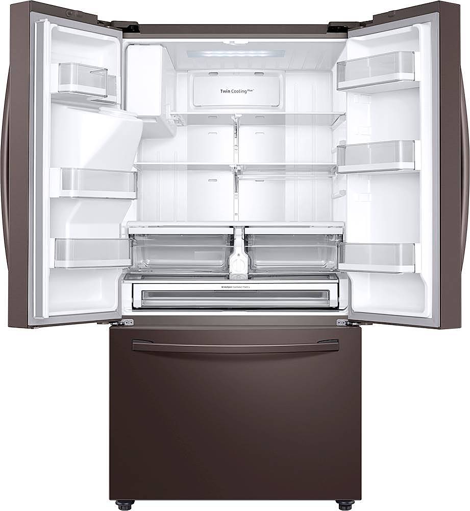 Samsung - 28 Cu. Ft. French Door Fingerprint Resistant Refrigerator with CoolSelect Pantry - Tuscan Stainless Steel_4