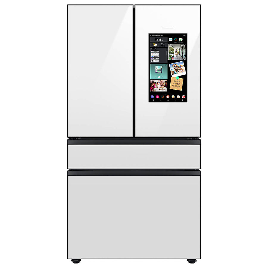 Samsung - BESPOKE 29 cu. ft. 4-Door French Door Smart Refrigerator with Family Hub - Custom Panel Ready_0