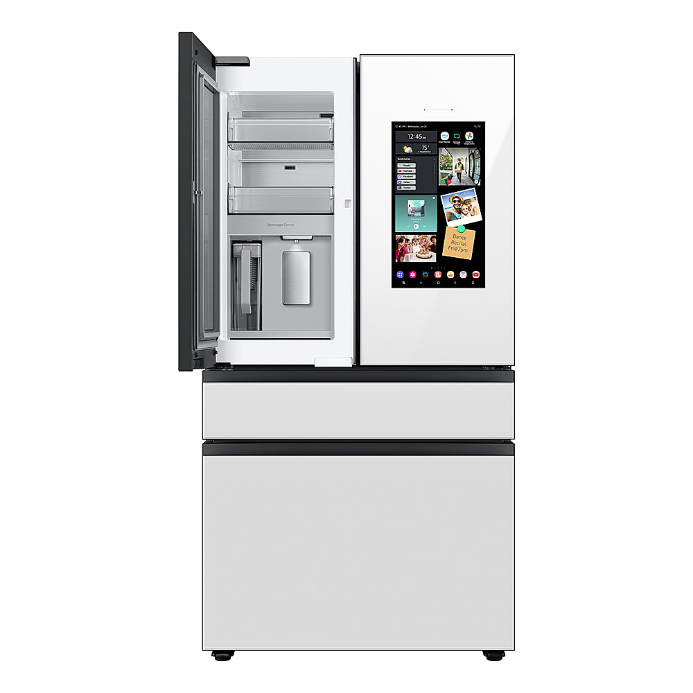 Samsung - BESPOKE 29 cu. ft. 4-Door French Door Smart Refrigerator with Family Hub - Custom Panel Ready_1