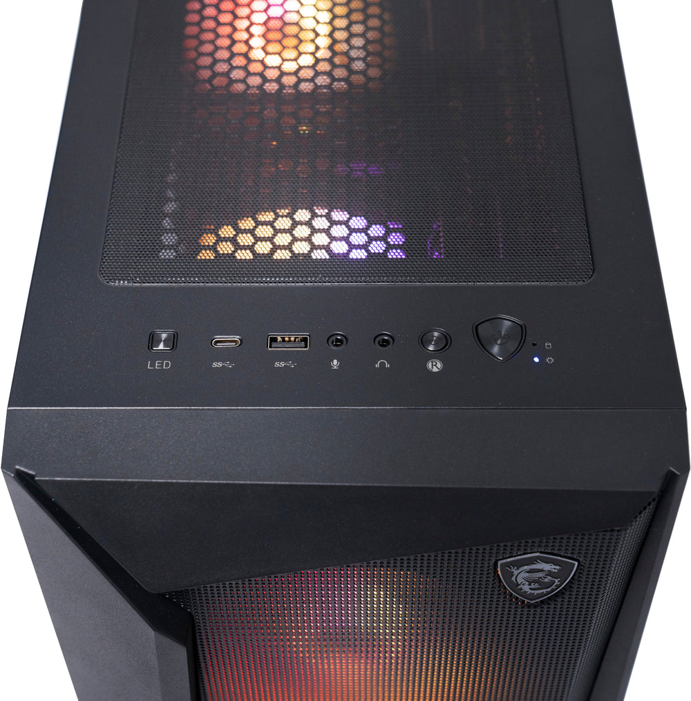 MSI - Codex R2 Gaming Desktop - Intel Core i5- 12400F - 16GB Memory - NVIDIA GeForce RTX 3050 6G - 500GB SSD - Black_1