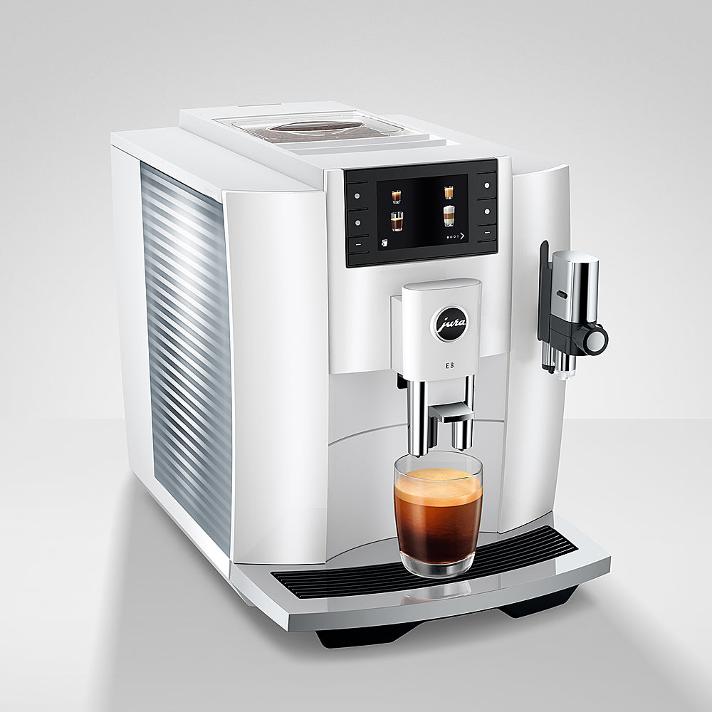 Jura - E8 Automatic Espresso Machine - White_1