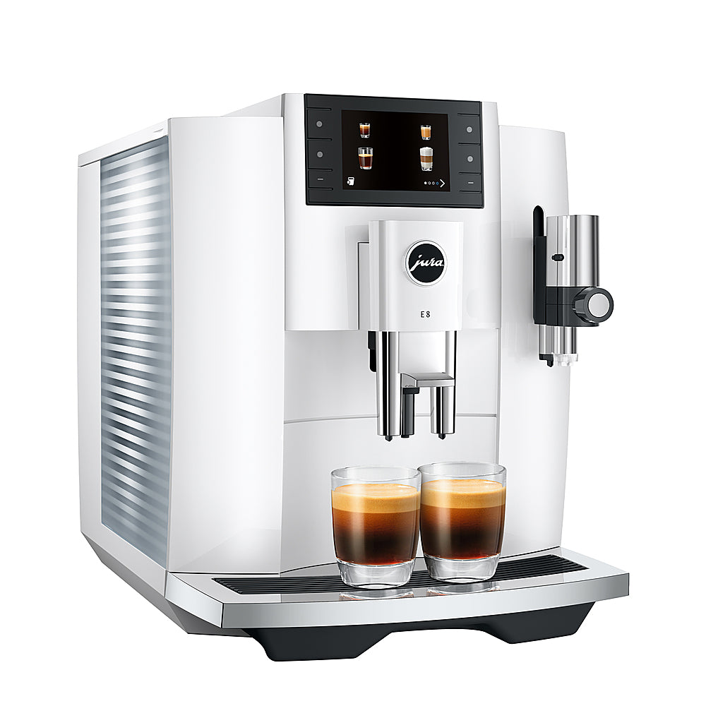 Jura - E8 Automatic Espresso Machine - White_4