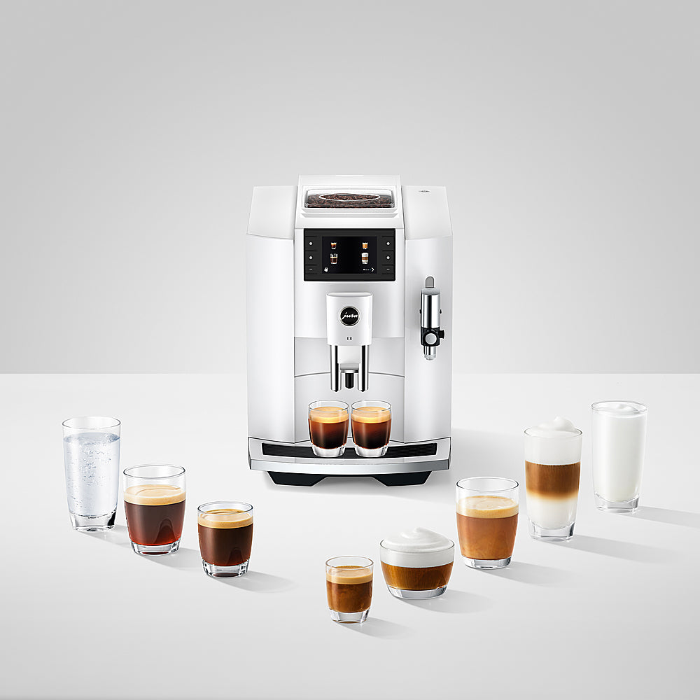 Jura - E8 Automatic Espresso Machine - White_6