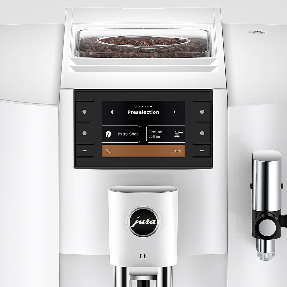 Jura - E8 Automatic Espresso Machine - White_9