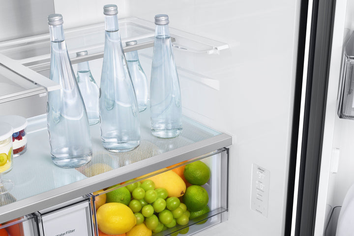 Dacor - 22.8 Cu. Ft. 4-Door French Reveal™ Door 36" Counter Depth Refrigerator with Beverage Center™ - Graphite Stainless Steel_4