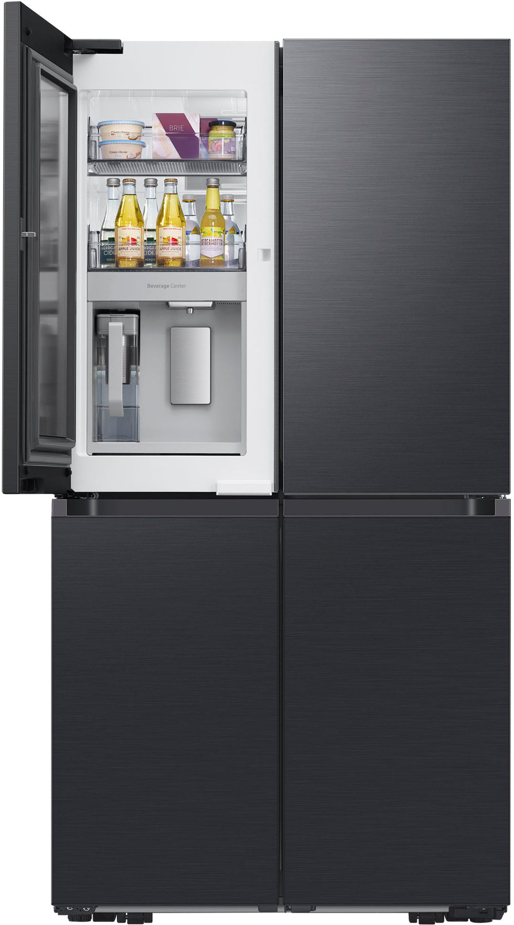 Dacor - 22.8 Cu. Ft. 4-Door French Reveal™ Door 36" Counter Depth Refrigerator with Beverage Center™ - Graphite Stainless Steel_1