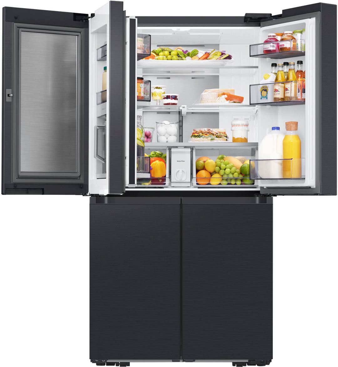 Dacor - 22.8 Cu. Ft. 4-Door French Reveal™ Door 36" Counter Depth Refrigerator with Beverage Center™ - Graphite Stainless Steel_6