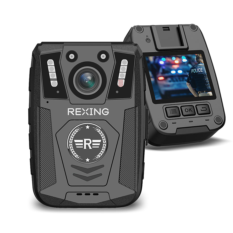 Rexing - P2 1080p FHD Body Camera with Type-C Port - Black_0