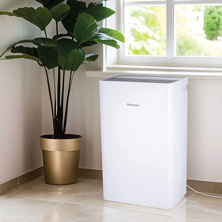 Hisense - 50-pint Dehumidifier - White_5