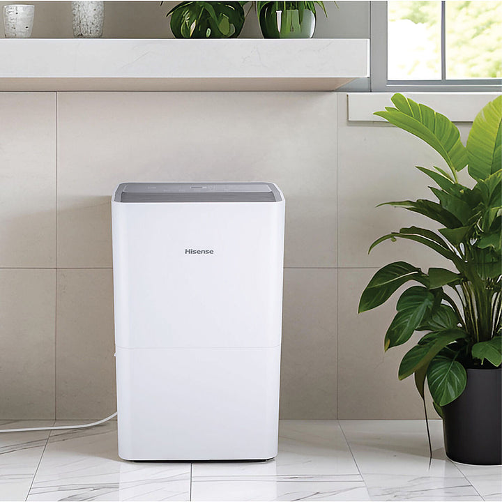 Hisense - 50-pint Dehumidifier - White_6