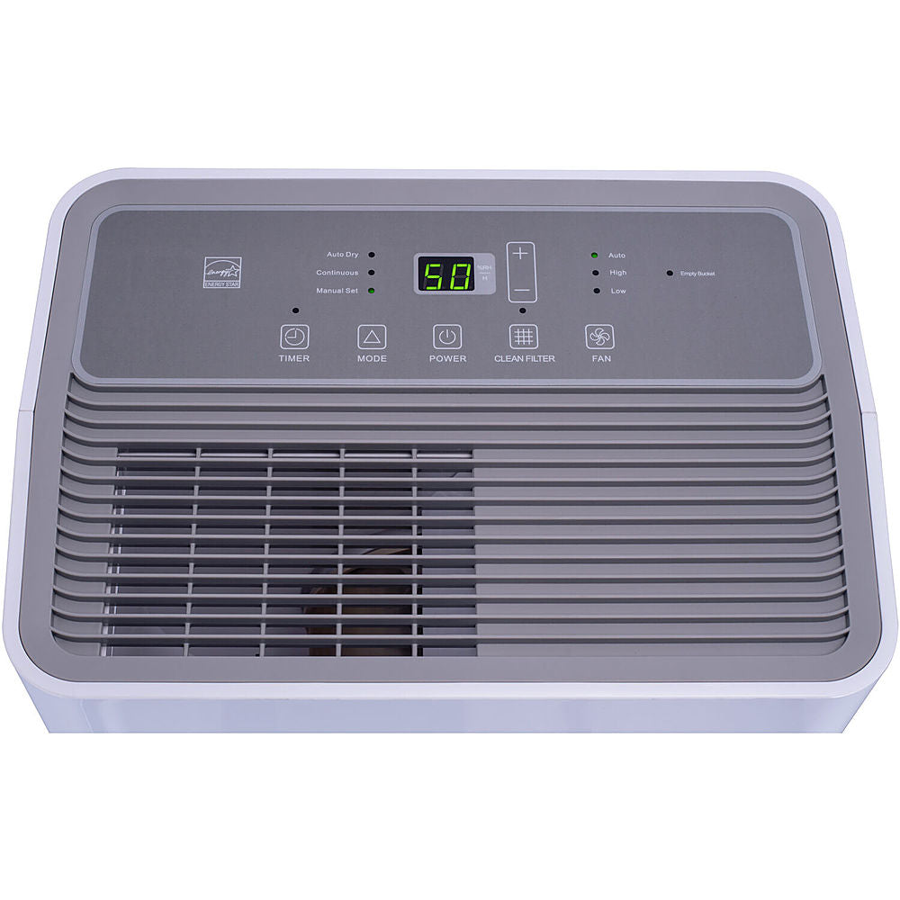 Hisense - 50-pint Dehumidifier - White_10