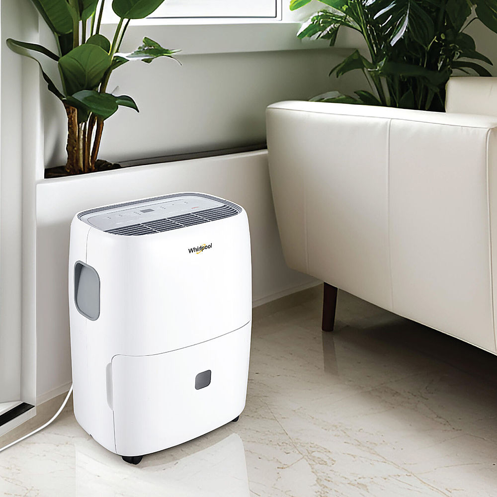 Whirlpool - Energy Star 50-Pint Dehumidifier - White_2