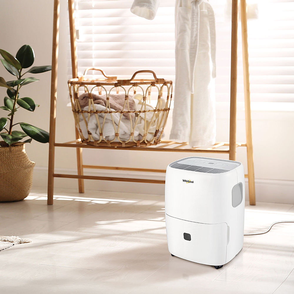 Whirlpool - Energy Star 50-Pint Dehumidifier - White_3