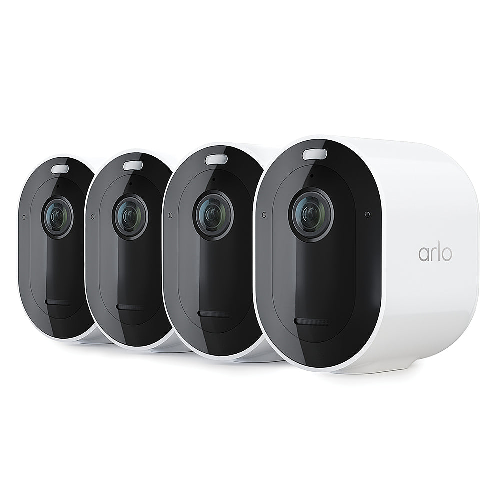 Arlo - Refurbished Pro 4 Spotlight 4 Camera - White_0