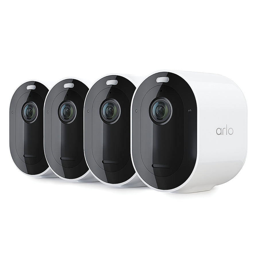 Arlo - Refurbished Pro 4 Spotlight 4 Camera - White_0