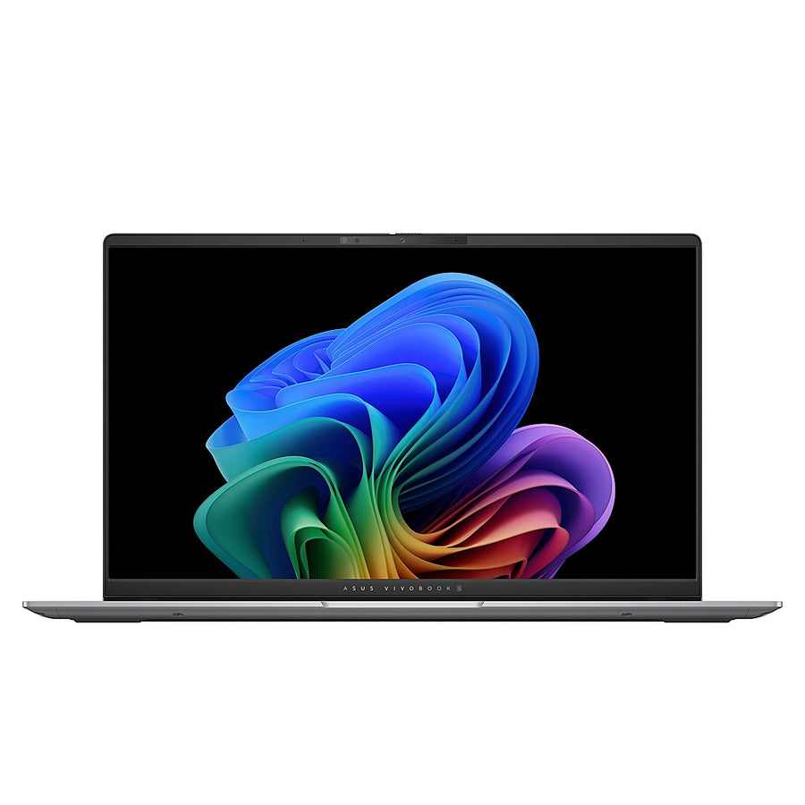 ASUS - Vivobook S 15 - Copilot+ PC 15.6" OLED Laptop - Snapdragon X Elite - 16GB Memory - 1TB SSD - Cool Silver_0