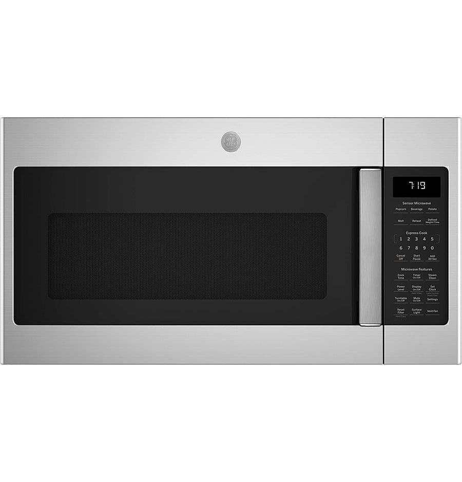 GE - 1.9 Cu. Ct. Over-the-Range Microwave with Sensor Cooking and Steam Cleaning - Stainless Steel_0