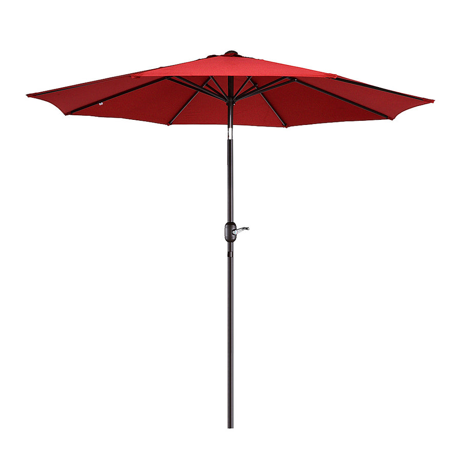 Villacera 9FT Patio Umbrella with Tilt, Red - Red_0