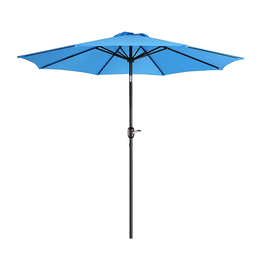 Villacera 9FT Patio Umbrella with Tilt, Blue - Blue_0