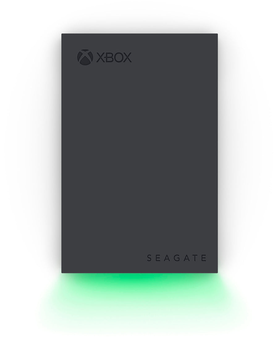 Seagate - Game Drive for Xbox 4TB External USB 3.2 Gen 1 Portable Hard Drive Xbox Certified with Green LED Bar - Gray_0