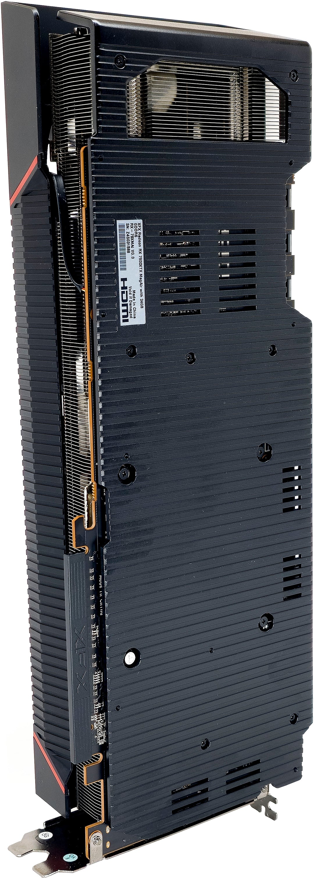 XFX - Mercury AMD Radeon RX 7900 XTX Magnetic Air 24GB GDDR6 PCI Express 4.0 Gaming Graphics Card - Black/Red_5