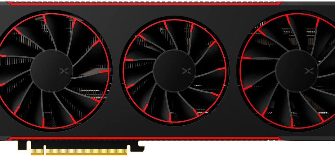 XFX Qicksilver AMD Radeon RX 7800 XT MagAir 16GB GDDR6 PCI Express 4.0 Gaming Graphics Card - Black/Red_3
