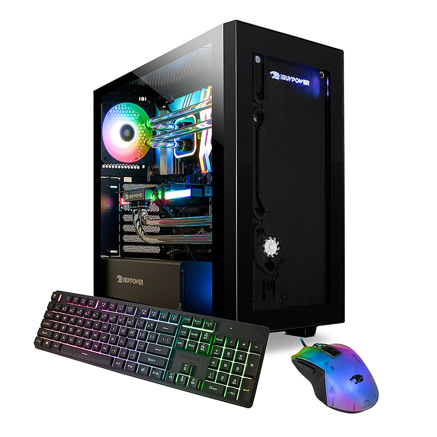 iBUYPOWER - Element CL Gaming Desktop-Intel Core i7 14700KF, NVIDIA GeForce RTX 4070 12GB, 32GB DDR5 RGB RAM, 2TB NVMe SSD - Black_0