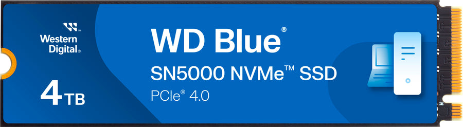 WD - Blue SN5000 4TB Internal SSD PCIe Gen 4 x4 NVMe_0