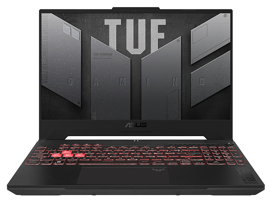 ASUS - TUF A15 15" 144Hz Gaming Laptop FHD - AMD Ryzen 7 7735HS with 16GB Memory - NVIDIA GeForce RTX 4060 - 1TB SSD - Mecha Gray_0