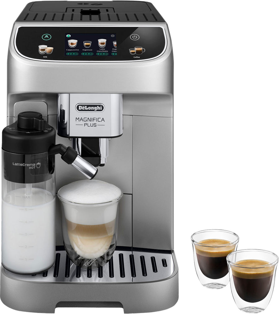 De'Longhi - Magnifica Plus Fully Automatic Espresso Machine - Silver_0