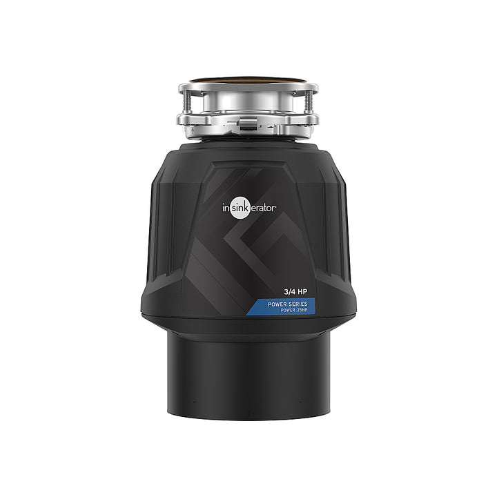 InSinkerator - Power Series 3/4 HP Continuous Feed Garbage Disposal without Power Cord - Black - Black_0