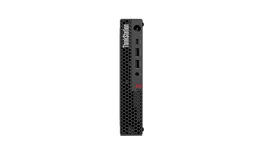 Lenovo ThinkStation P3 Tiny Desktop Workstation - Intel Core i7-13700 - 16GB Memory - 512GB SSD - Black_0