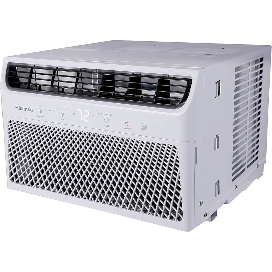 Hisense - 8,000 BTU Smart Window Inverter Air Conditioner with Wi-fi and Remote Control - White_0