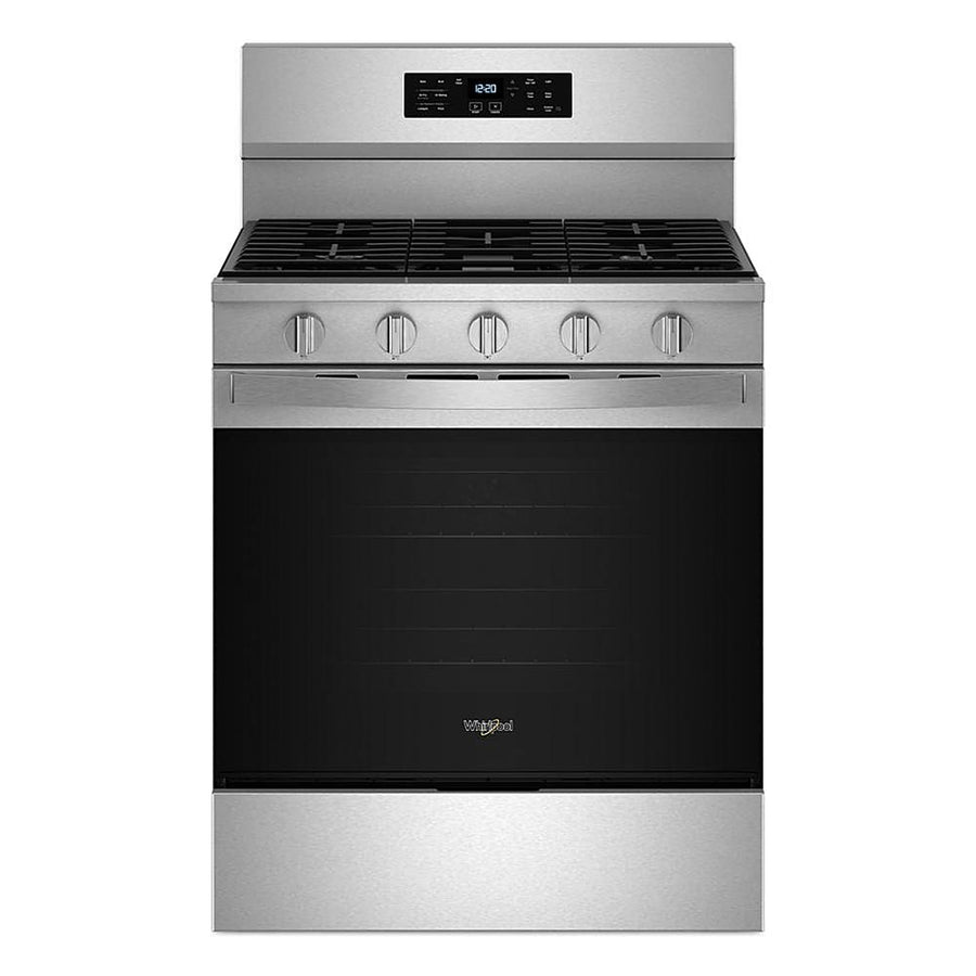 Whirlpool - 5.0 Cu. Ft. Freestanding Single Gas Range with Air Fry and Air Baking - Stainless Steel_0