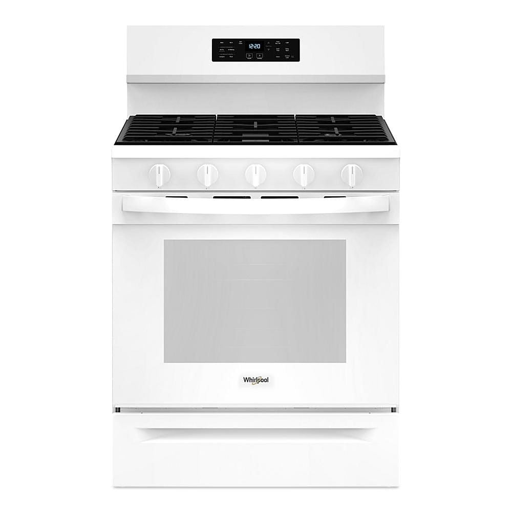 Whirlpool - 5.0 Cu. Ft. Freestanding Single Gas Range with Air Fry and Air Baking - White_0