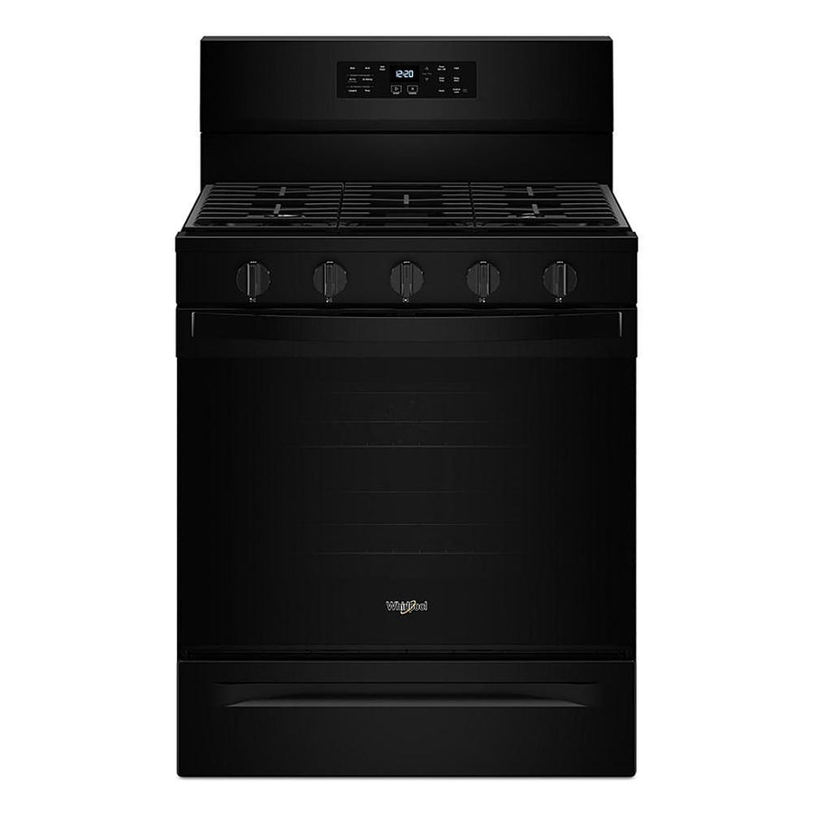 Whirlpool - 5.0 Cu. Ft. Freestanding Single Gas Range with Air Fry and Air Baking - Black_0