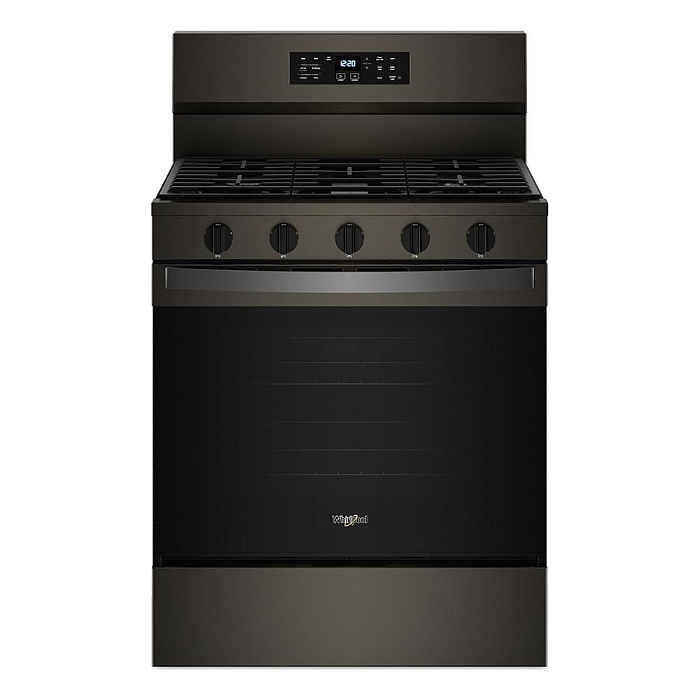 Whirlpool - 5.0 Cu. Ft. Freestanding Single Gas Range with Air Fry and Air Baking - Black Stainless Steel_0