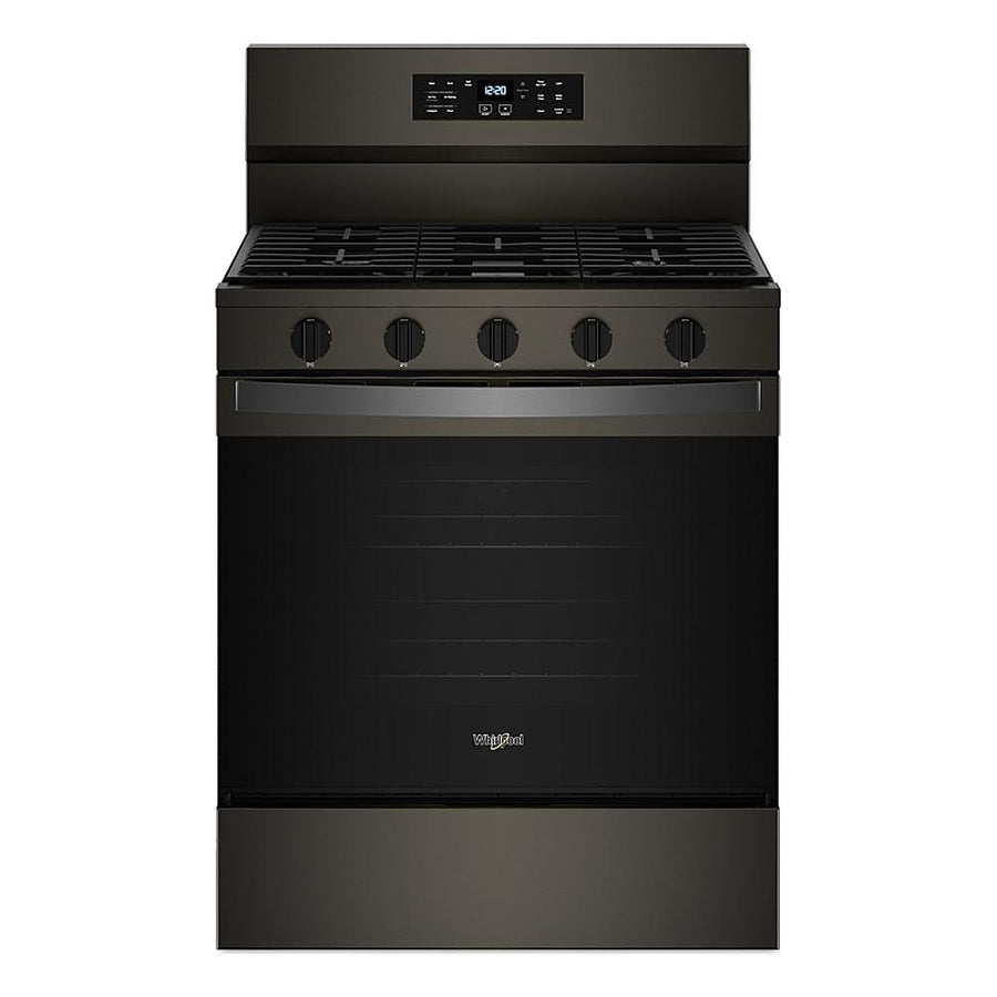 Whirlpool - 5.0 Cu. Ft. Freestanding Single Gas Range with Air Fry and Air Baking - Black Stainless Steel_0