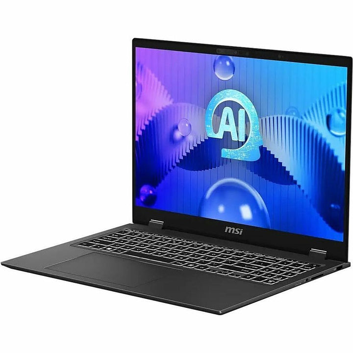 MSI - Prestige 16 AI Studio B1V 16" Laptop - Intel Core Ultra 7 with 32GB Memory - 1 TB SSD - Stellar Gray, Gray_0