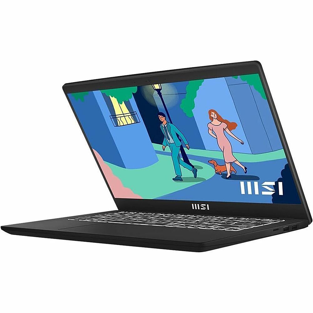 MSI - Modern 14 C7M 14" Laptop - AMD Ryzen 7 with 16GB Memory - 512 GB SSD - Classic Black, Black_4