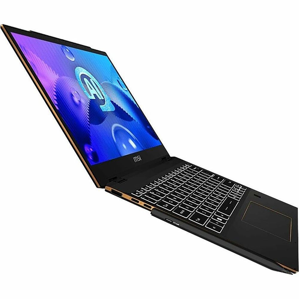 MSI - Summit E13 AI Evo A1M 2-in-1 13.3" Touch Screen Laptop - Intel Core Ultra 7 with 32GB Memory - 1 TB SSD - Ink Black, Black_1