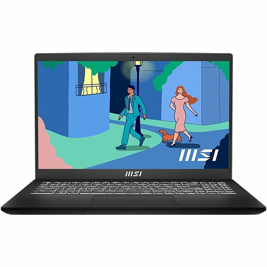 MSI - Modern 15 B12M 15.6" Laptop - Intel Core i7 with 16GB Memory - 512 GB SSD - Classic Black, Black_0