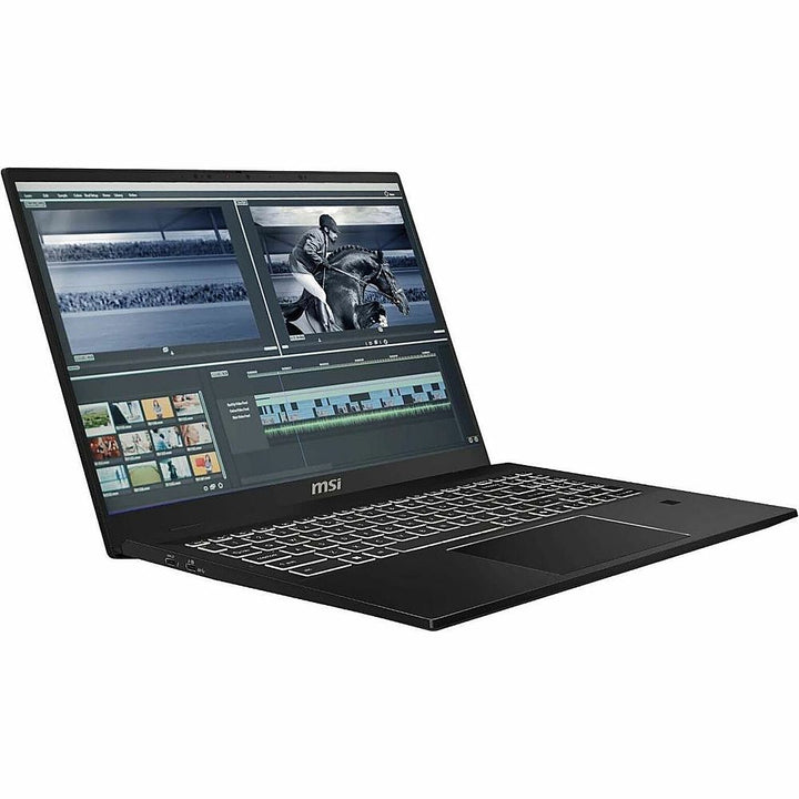 MSI - Summit E16 AI Studio A1V 2-in-1 16" Touch Screen Laptop - Intel Core Ultra 7 with 32GB Memory - Ink Black, Black_0