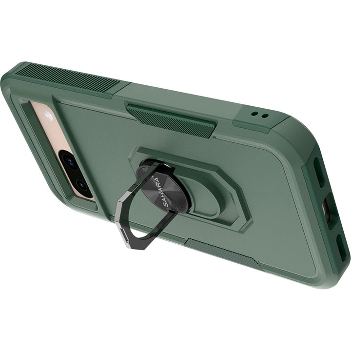 SaharaCase - Raider Series Kickstand Case for Google Pixel 8a - Cactus Green_2