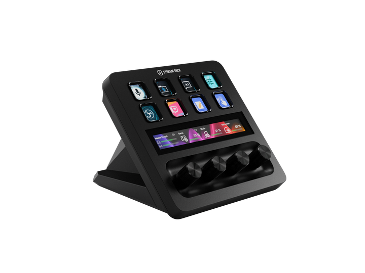 Elgato - Stream Deck + XLR Workflow Controller with Customizable Touch Strip and Dials - Black_0