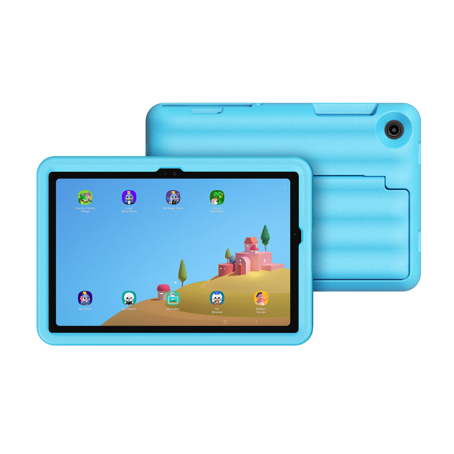 Samsung - Galaxy Tab A9+ Kids Edition 11" 64GB with Puffy Cover - Wi-Fi - Blue_0